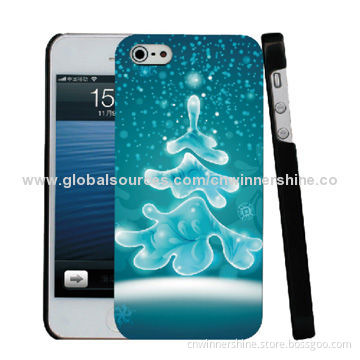 Mobile Phone Cases with Water Printing, Rubber Finish for Long Time Use